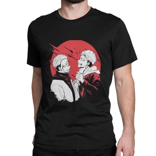 เสื้อยืดคอกลม เข้ารูป พิมพ์ลาย Yuji Itadori Ryomen Sukuna Jujutsu Kaisen Putih สําหรับผู้ชาย