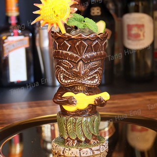 ( 1 ใบ ) แก้วมักเซรามิค Menehune TIKI MUG ขนาด 415 มล. TIKI0050