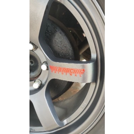 สติกเกอร์ติดแม็กซ์TE37หยอดสี งาน3Mสะท้อนแสง ติดทนทาน 1ชุดติดได้4ล้อ - รูปที่ 2