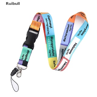 [Ruibull] Medical Series ICU Key Chain Lanyard Gifts For Doctors Friends USB Badge Holder Hot Sale