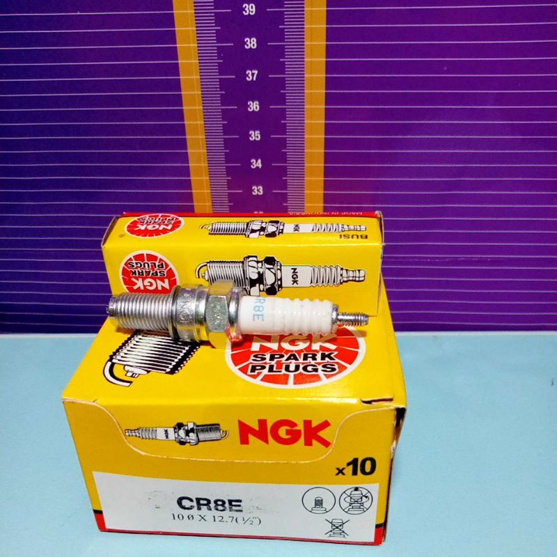 ราคา 1PAK/10PCS หัวเทียน NGK CR7E/CR8E/CR9E สําหรับ VIXION,BEAT VARIO, Scott, KARISMA,MX, Knight FU Etc