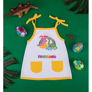 D4 DRESS DINOSAUR SET สายเดี่ยวสุดน่ารัก