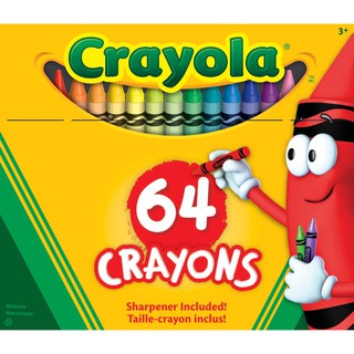 Crayola สีเทียนไร้สารพิษ 64แท่ง