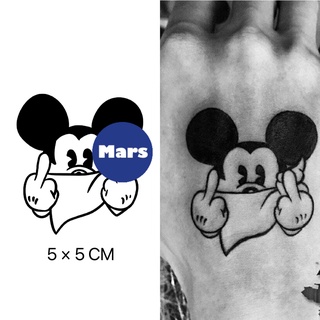 【Mars Tattoo】ใหม่ สติกเกอร์รอยสักชั่วคราว กึ่งถาวร 2 สัปดาห์ ติดทนนาน MNF018