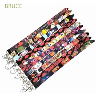 Bruce สายคล้องโทรศัพท์มือถือ ลายการ์ตูนนารูโตะ เมฆ สีแดง พร้อมสายคล้องคอ สําหรับเด็ก