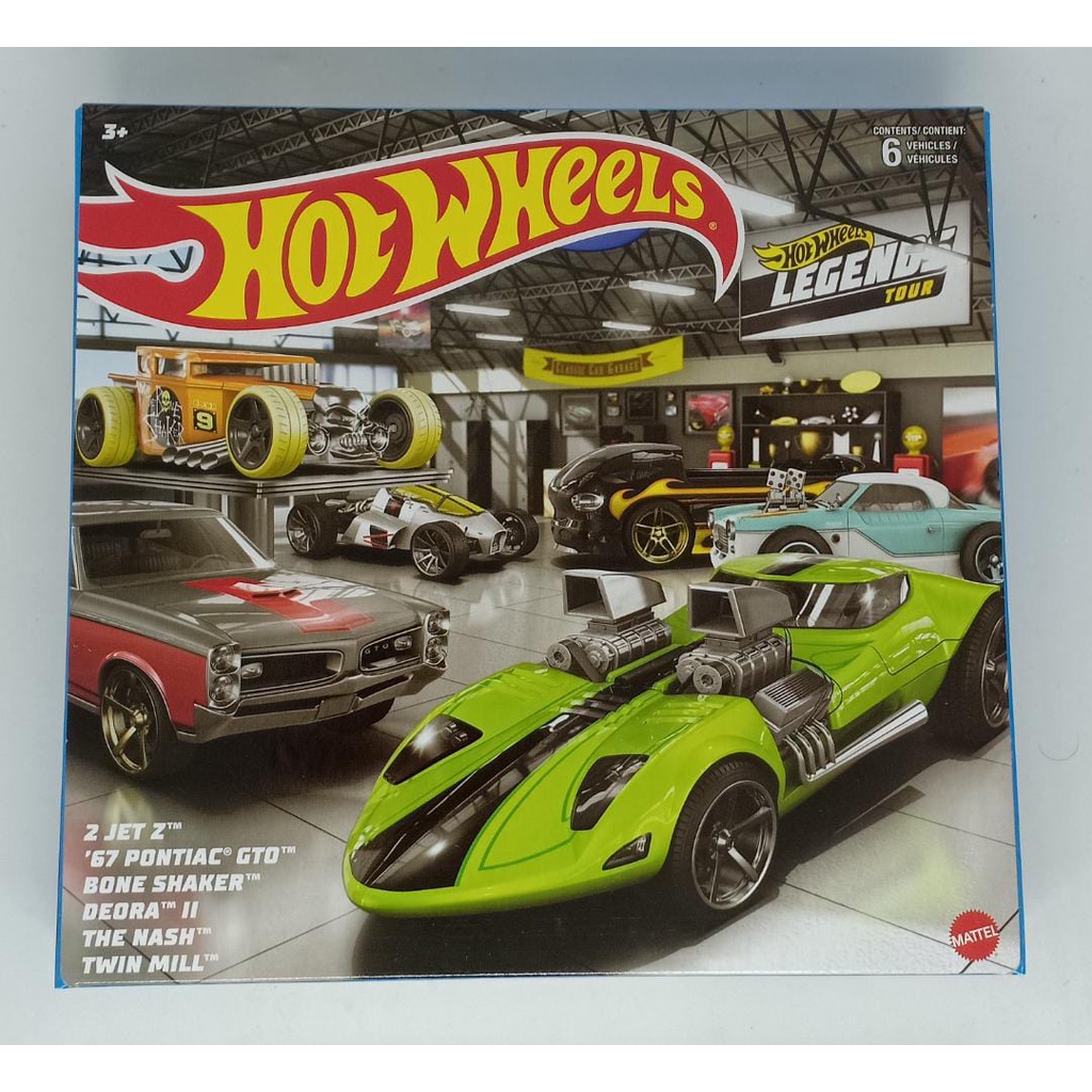 ชุดกล่องยานพาหนะ Hot Wheels Legends Tour 6