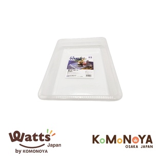 Komonoya ถาดวางของใช้ในครัว พลาสติกใส