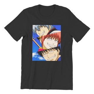 เสื้อยืดพิมพ์ลายแฟชั่น ใหม่ เสื้อยืดลําลอง แขนสั้น พิมพ์ลายอนิเมะ GinTama Yorozuya Sakata Katsura Amanto แฟชั่นสําหรับผู