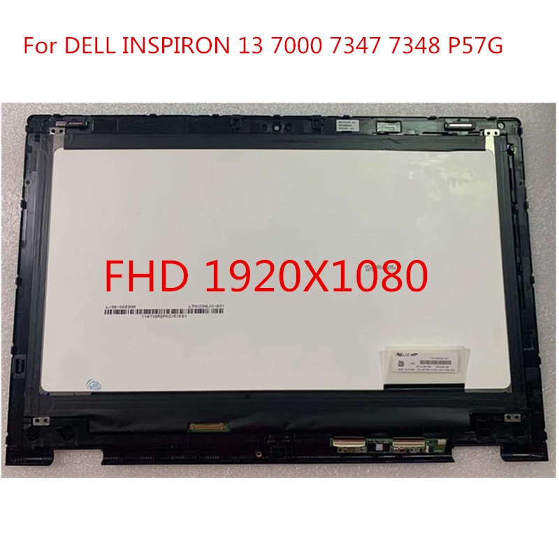 สําหรับ Dell Inspiron 13 7000 7347 7348 7359 P57G LCD touch screen assembly LTN133HL03-201 LP133WH2 