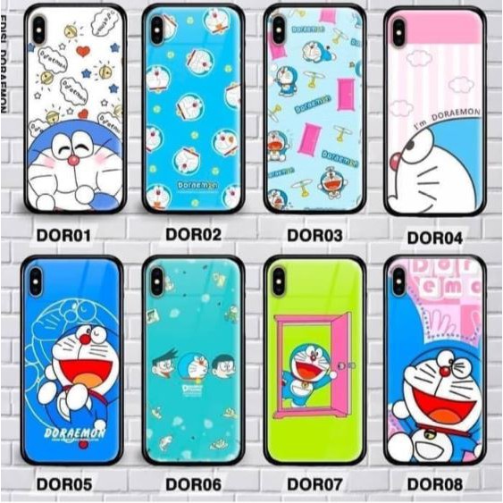 HONOR 7A, HONOR 7S, HONOR 8A, HONOR 8X PREMIUM CASE CASING GLASS DORAEMON MOTIF 2