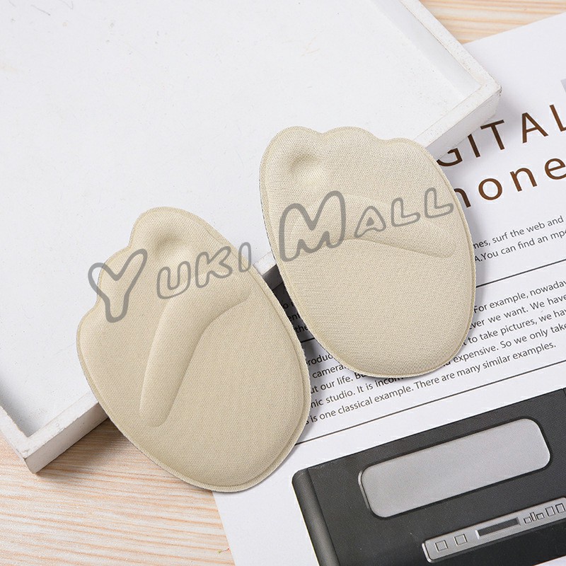 Yuki แผ่นรองจมูกเท้า รองพื้นรองเท้าครึ่งขนาด แผ่นรองฝ่าเท้า ส้นสูง half size insole