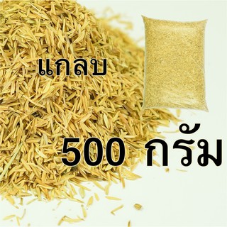 แกลบดิบ แกลบ แกลบขาว แกลบใหม่ วัสดุปลูก ราคาถูก 500 กรัม