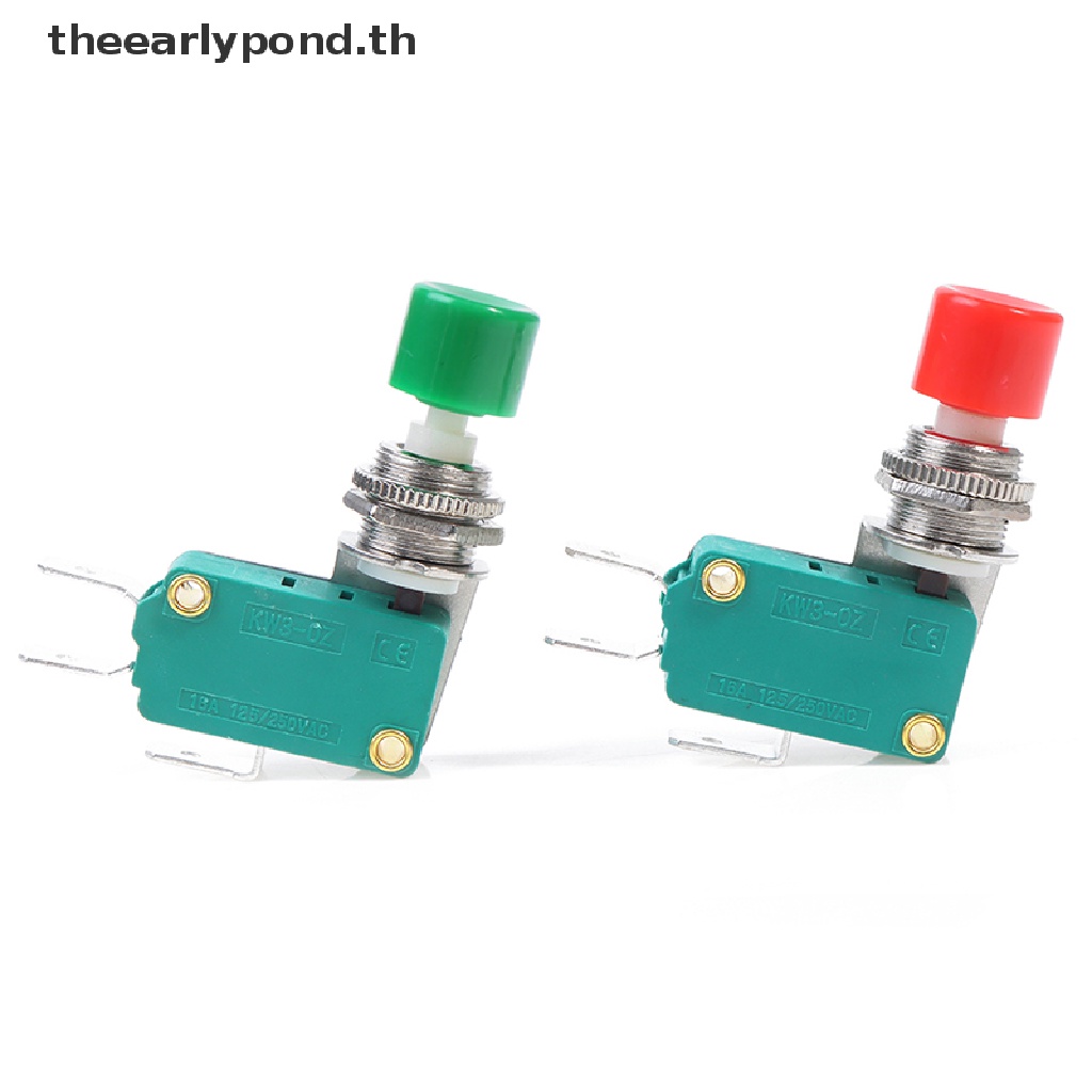 Earlypond DS-438 ปุ่มกดสวิตช์ลิมิตไมโครลิมิต สีแดง สีเขียวชั่วขณะ