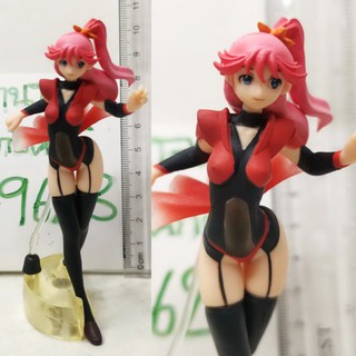 (แท้/มือ2/ไม่มีตำหนื) YAJIN  CAPCOM สาวผม สีชมพู ,POOL SIDE GASHAPON SEXY FIGURE,ผม สีเหลือง