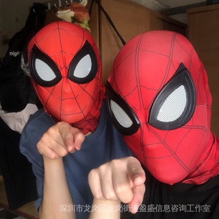 หน้ากากคอสเพลย์ Spiderman Ps5 แบบยืดหยุ่น สําหรับเด็ก และผู้ใหญ่