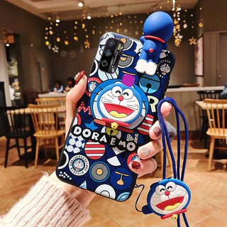 DORAEMON เคสโทรศัพท์ลายการ์ตูนโดเรม่อนสําหรับ Infinix Hot 9 Play Hot 10