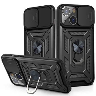 3in1 Armor เคท ไอโฟน Apple iPhone 13 Pro Max Shockproof Case with Stand Holder เคสกันกระแทก Lens Protect iPhone13Pro Phone Cover เคสโทรศัพท์ แบบนุ่ม