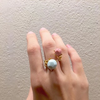 Geometry pollen ring (พร้อมส่ง)