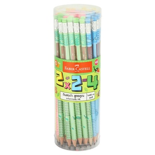 ✨ขายดี✨ เฟเบอร์-คาสเทลล์ ดินสอดำ HB ลายสูตรคูณ คละสี 50 แท่ง Faber-Castell Multiplication Table HB Pencil 50pcs