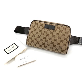 New Gucci belt bag canvas คาดอก คาดเอว