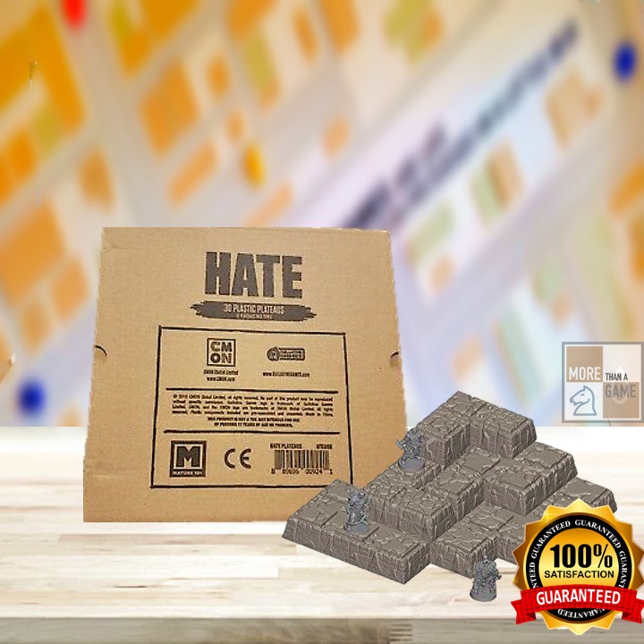 Hate : 3D plastic Plateaus Boardgame [ของแท้] [Kickstarter Exclusive]