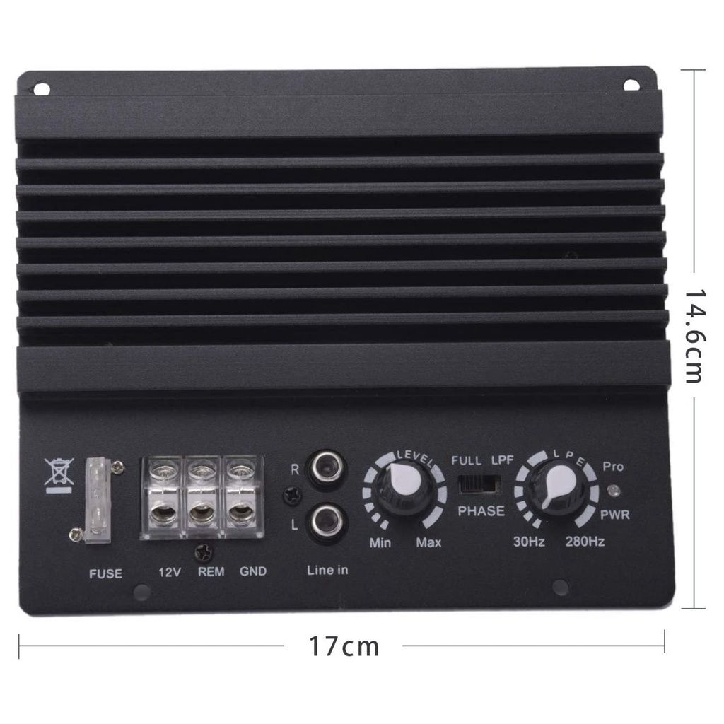 บอร์ดขยายเสียงซับวูฟเฟอร์ พลังงานสูง 1000W 12V สําหรับรถยนต์