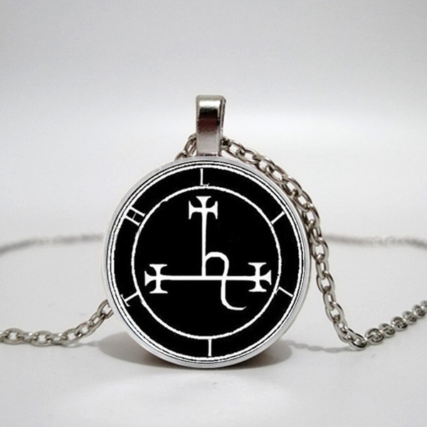 Lilith Sigil จี้สร้อยคอ รูปแก้ว 3 สี