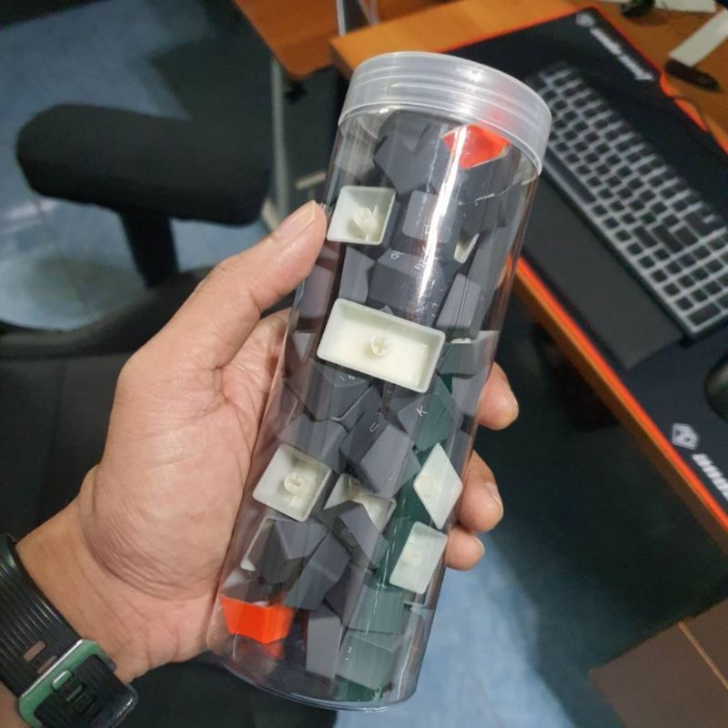 คีย์ครอน คีย์แคป ของแท้ K4 V2 Keychron K4 V2 Keycap (แถมฟรีสติ๊กเกอร์ ฟร้อนไทยสีขาว)