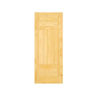 Interior door RADIATA PINE WOOD D2D ECO PINE-EZERO 2 80X200CM Door frame Door window ประตูภายใน ประตูไม้สนNZ D2D ECO PIN