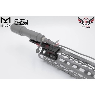 ขาจับไฟฉาย Thorntail แบบจับราง M-Lok,Keymod (ขาจับไฟฉายเอียง 45 องศา)