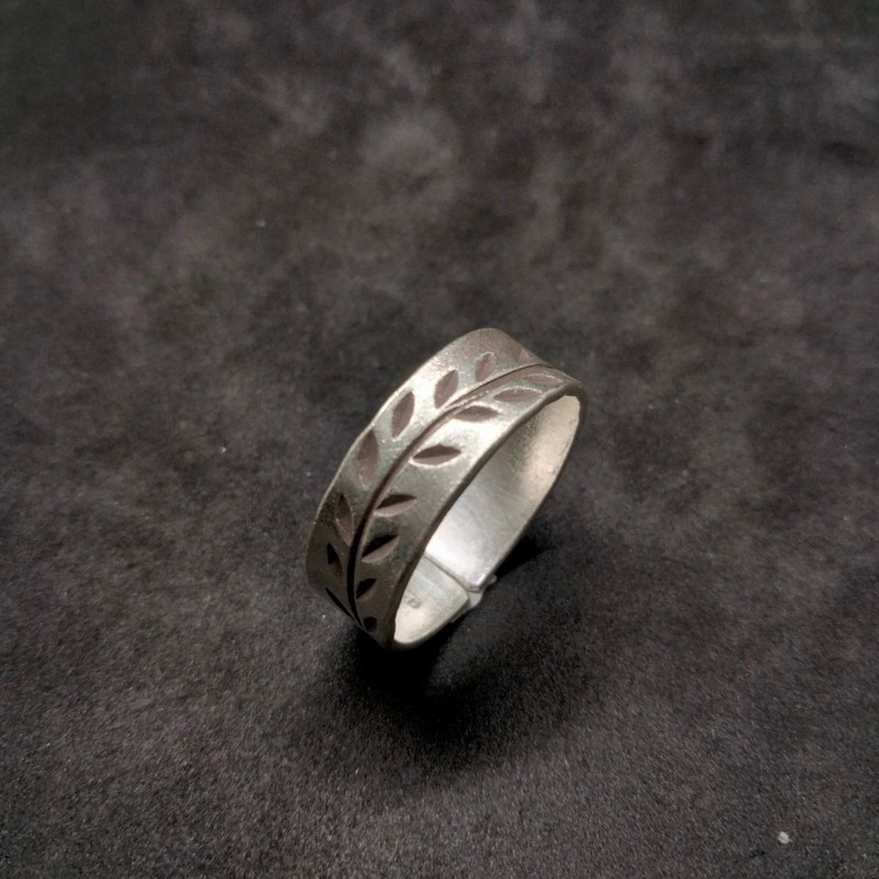 แหวนเงินแท้ ฟรีไซส์ ปรับขนาดได้เอง เครื่องประดับ แหวน แหวนแฟชั่น พร้อมส่ง - รูปที่ 4