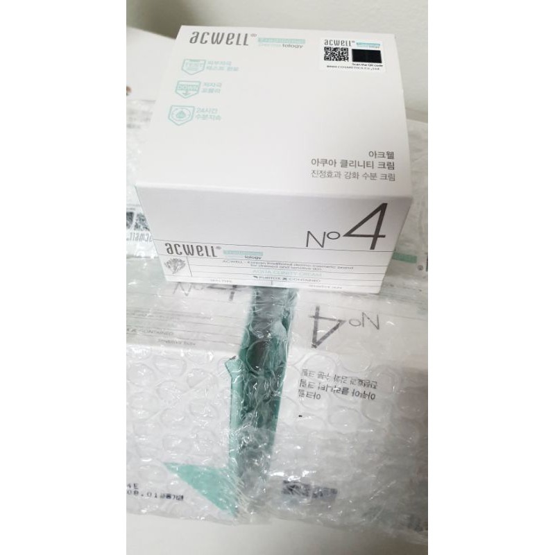 Acwell No4 AQUA CLINITY CREAM  ขนาด 50 ml. (พร้อมส่ง) #ของแท้