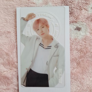 [พร้อมส่ง] โฟโต้การ์ด ที่คั่นหนังสือ เหรินจวิ้น Renjun NCT Dream Back to School Kit 2021 Clear Bookmark Photocard