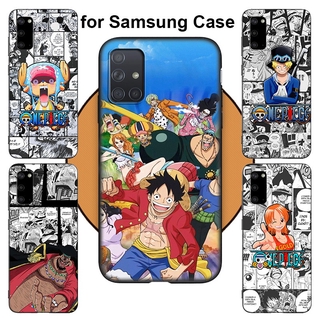 เคสโทรศัพท์ ซิลิโคน ลายการ์ตูนวันพีช สําหรับ Samsung Galaxy A02S A31 A42 Note20 10 9 8 Ultra Plus Lite Note20 Note10