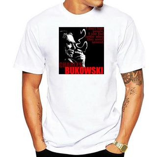 [COD]เสื้อยืด พิมพ์ลายคําคม Charles Bukowski สไตล์คลาสสิก สําหรับผู้ชายS-5XL