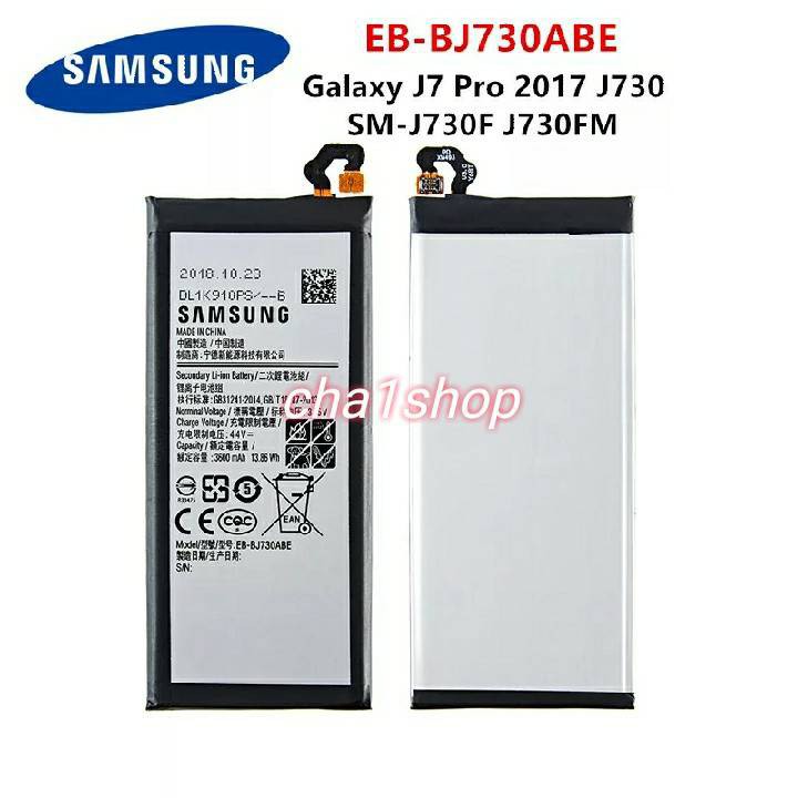SAMSUNG Original EB-BJ730ABEแบตเตอรี่ 3600mAhสำหรับSamsung Galaxy J7 Pro 2017 SM-J730 SM-J730FM J730