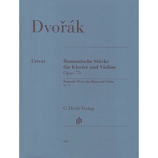 DVORÁK Romantic Pieces op. 75 for Piano and Violin (HN466)