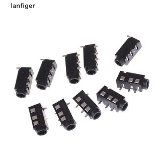 Lanf แจ็คเชื่อมต่อหูฟัง PCB ตัวเมีย PJ-320D 4 Pins SMD 3.5 มม. 10 ชิ้น