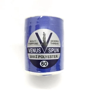 [ด้ายเย็บผ้า] ยี่ห้อ VENUS วีนัส-วีสปัน เส้นด้ายสปัน เบอร์ 60 ความยาว 550 ม.