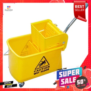 ถังบิดม็อบคันโยกมีล้อ BE MAN BMU02 สีเหลืองMOP BUCKET SET WITH WHEEL BE MAN BMU02 YELLOW