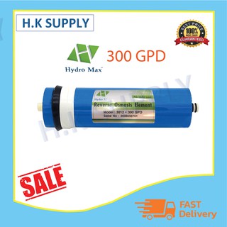 HydroMax ไส้กรองน้ำ ไส้กรองเมมเบรน RO เมมเบรน Membrane 300 400 GPD 3012 2813 เครื่องกรองน้ำ ตู้น้ำหยอดเหรียญ Water Store