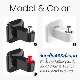 ขาแขวนABS 1แพ็ค4ชิ้น ไม่ต้องเจาะผนัง รุ่นMINIMAL STYLE