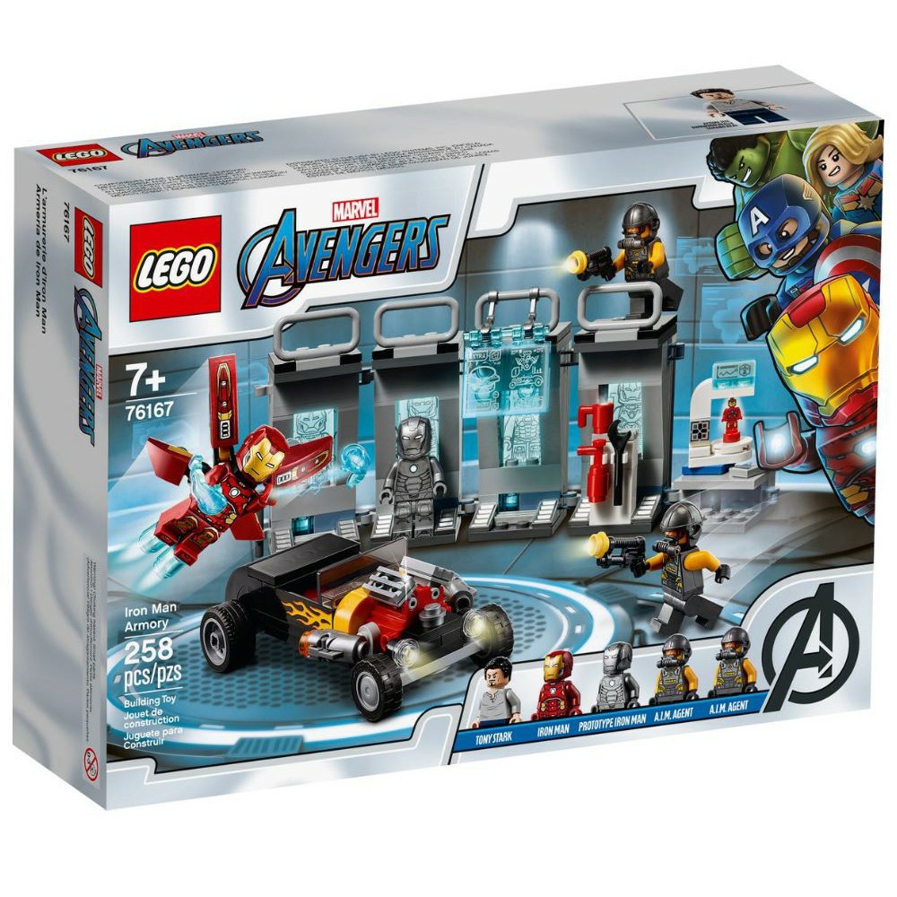 76167 : LEGO Marvel Super Heroes Iron Man Armoury