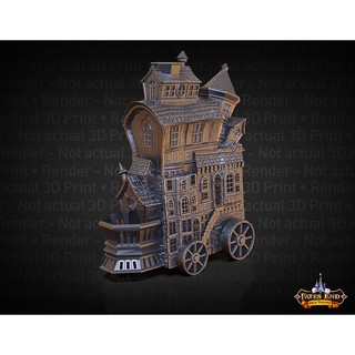 [Plastic] Fates End Dice Tower for Board Game/ Tabletop Games: Merchant Tower - หอคอยถอยเต๋า