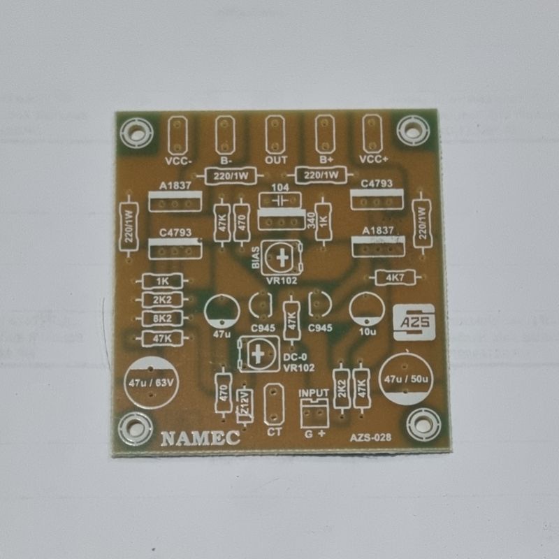 เครื่องขยายเสียง PCB NAMEC Pro Fiber FR4 AZS