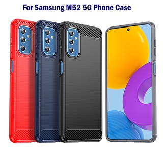 Anti-Crack Casing Samsung Galaxy M52 5G A13 5G A03S A02 A02S A32 A42 A52 A72 A22 5G M02 M02S Soft Phone Case Cover