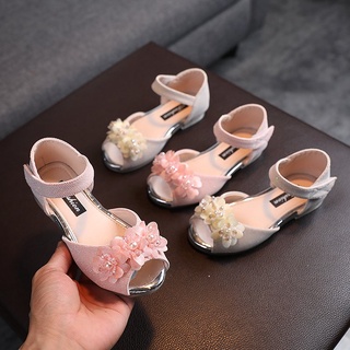 Ready Stock Summer Fashion Casual Girls Cute Lady Sandals Flowers