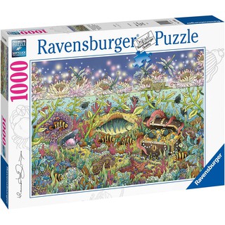 จิ๊กซอว์ Ravensburger - Underwater Kingdom at Dusk  1000 piece  (ของแท้  มีสินค้าพร้อมส่ง)