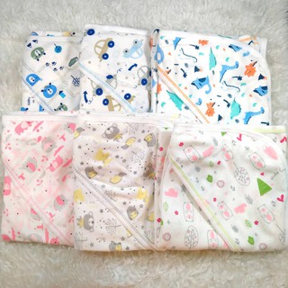 ผ้าห่อตัวคอตตอน 100 % แบนด์ Pingbaby จำนวน 1 ผืน มีตัวเลือกลาย