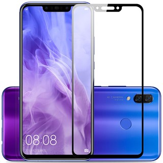 ฟิล์มกระจกแบบเต็มจอกันรอยแบบเต็มจอสําหรับ Huawei GR3 GR5 Y3 Y5 Y6 Y7 Y9 Prime 2018 Full Cover Tempered Glass Screen Protector Film